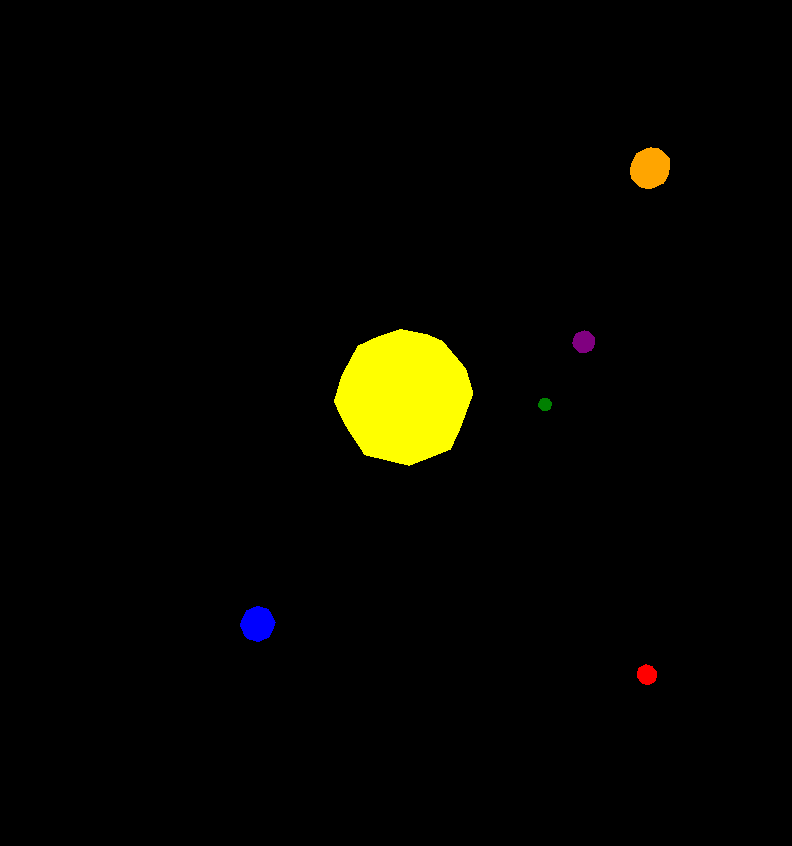 Three.js Planets Sketch